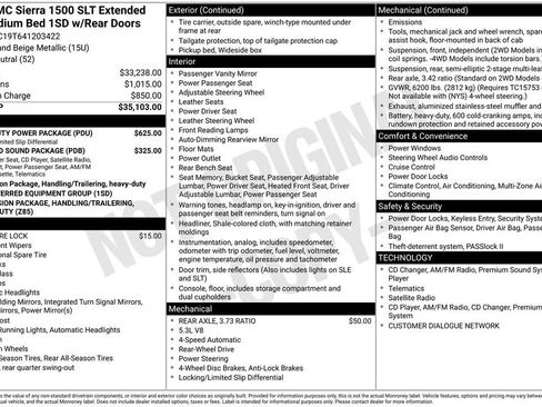 Used 2004 GMC Sierra 1500 SLT w/ Light Duty Power Package RWD image 15