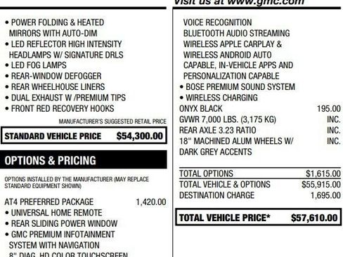 Used 2021 GMC Sierra 1500 AT4 w/ AT4 Preferred Package AWD/4WD image 2