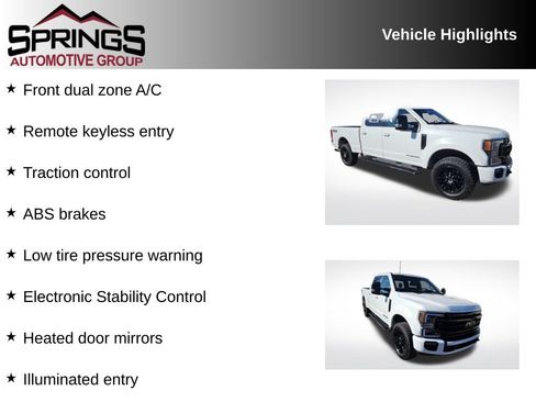 Used 2022 Ford F250 Lariat w/ Black Appearance Package image 2