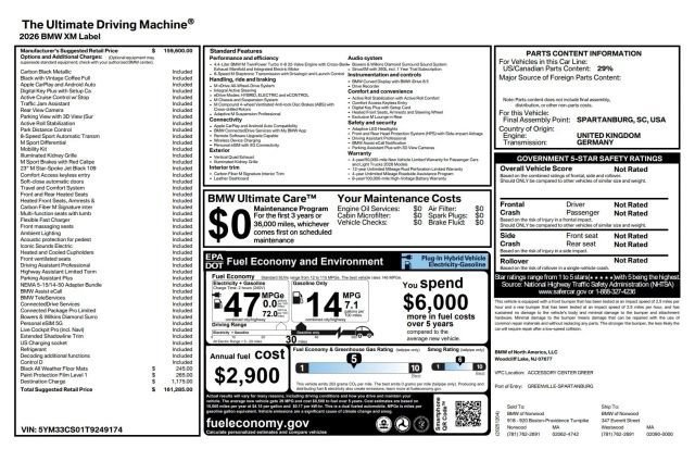 Used 2026 BMW XM Label Red AWD/4WD image 5