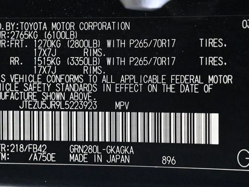 Used 2020 Toyota 4Runner 2WD image 24