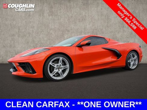 Used 2021 Chevrolet Corvette Stingray Convertible w/ Battery Protection Package RWD image 2