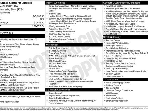 Used 2025 Hyundai Santa Fe Limited image 35