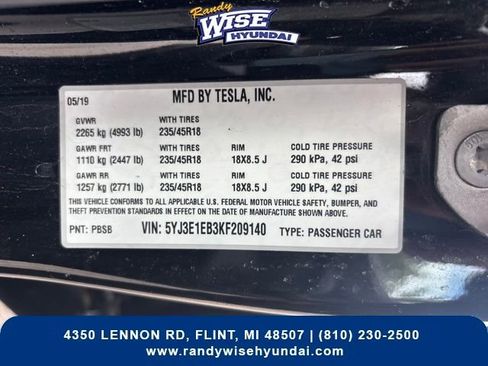 Used 2019 Tesla Model 3 Long Range image 29