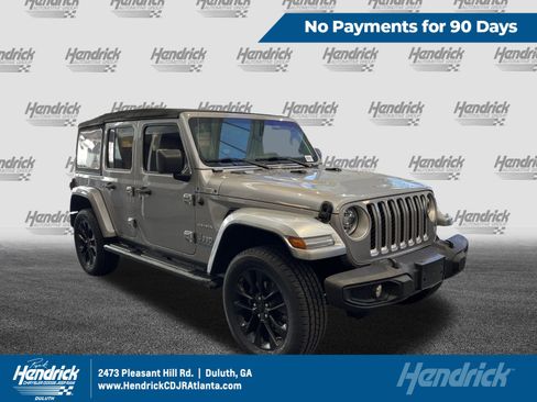 Used 2021 Jeep Wrangler Unlimited Sahara w/ Cold Weather Group AWD/4WD image 1