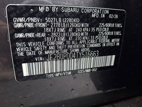 New 2026 Subaru Outback Limited AWD/4WD image 15