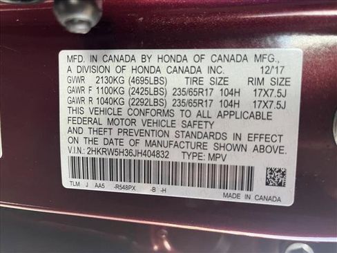 Certified 2018 Honda CR-V LX image 25