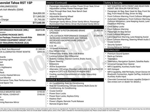 Used 2022 Chevrolet Tahoe RST w/ Sport Performance Package AWD/4WD image 33