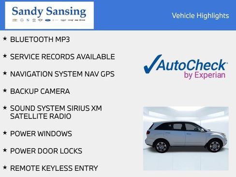 Used 2009 Acura MDX w/ Technology Package image 6