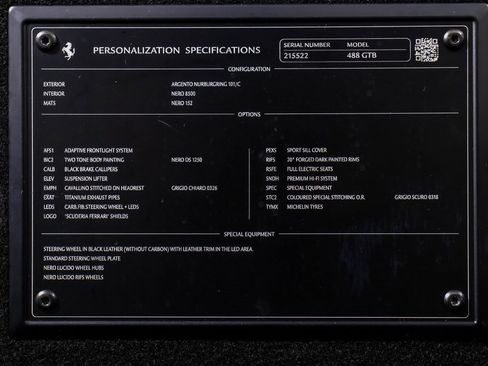 Certified 2016 Ferrari 488 GTB image 57