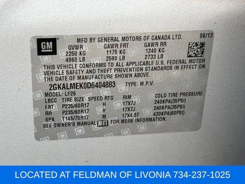 Used 2013 GMC Terrain SLE FWD image 10