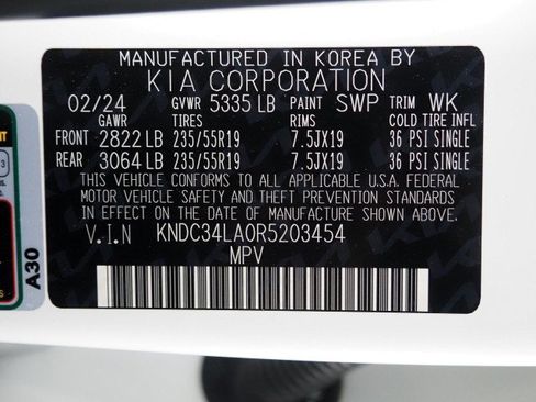 Used 2024 Kia EV6 Light RWD image 69