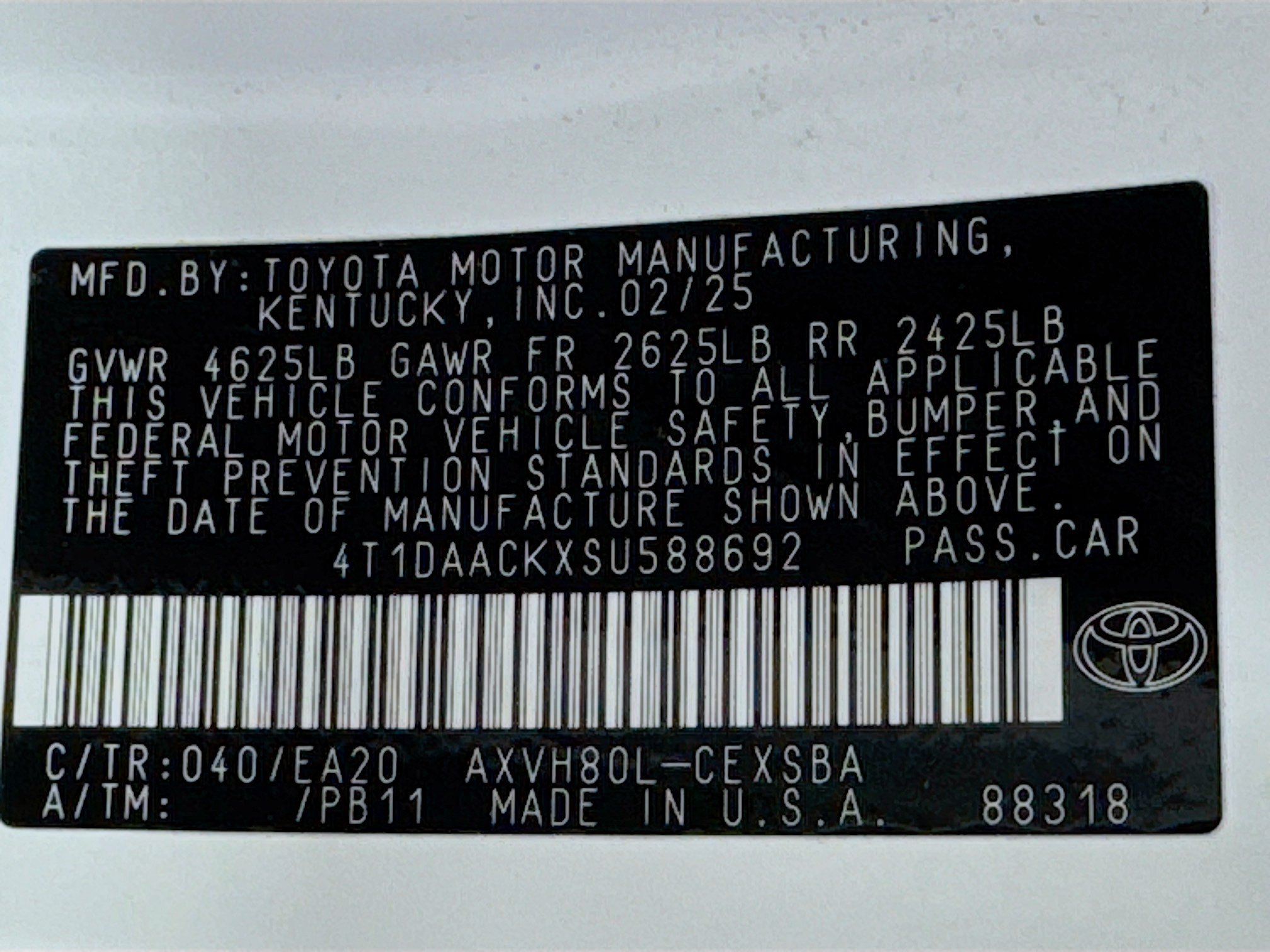 Used 2025 Toyota Camry SE w/ Multimedia Upgrade Package FWD image 30