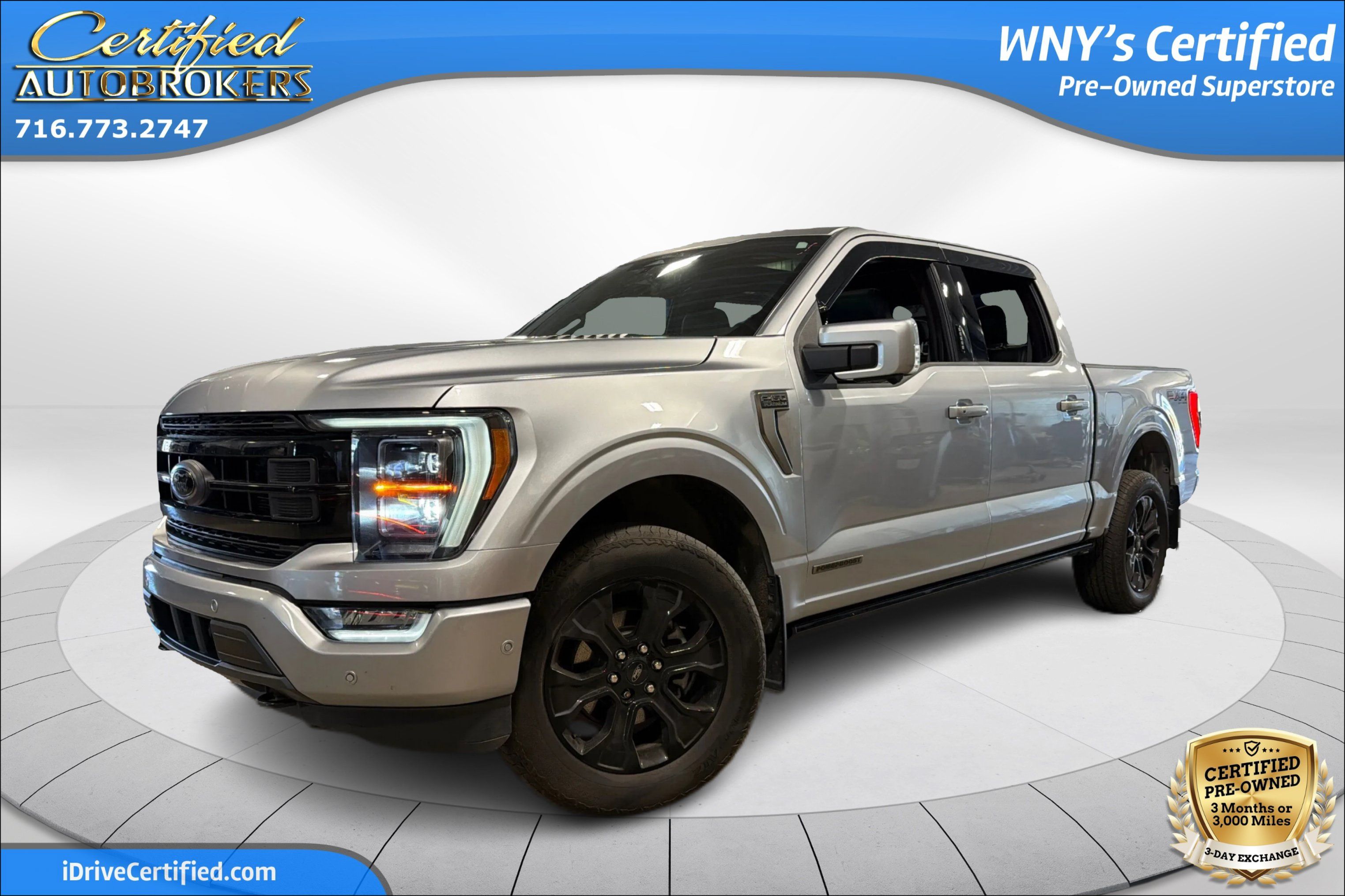 Used 2022 Ford F150 Platinum w/ Max Trailer Tow Package AWD/4WD image 1