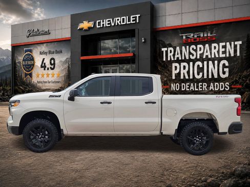 New 2026 Chevrolet Silverado 1500 Custom Trail Boss w/ LPO, Dark Essentials Package AWD/4WD image 3