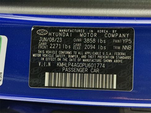 Certified 2023 Hyundai Elantra Limited w/ Cargo Package FWD image 33