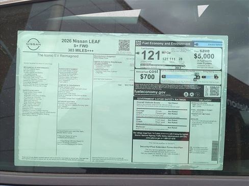 New 2026 Nissan Leaf w/ Floor Mat Package (S+) image 22