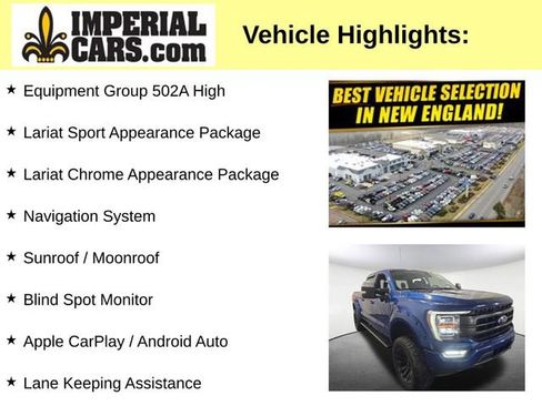 Used 2022 Ford F150 Lariat w/ Equipment Group 502A High AWD/4WD image 3