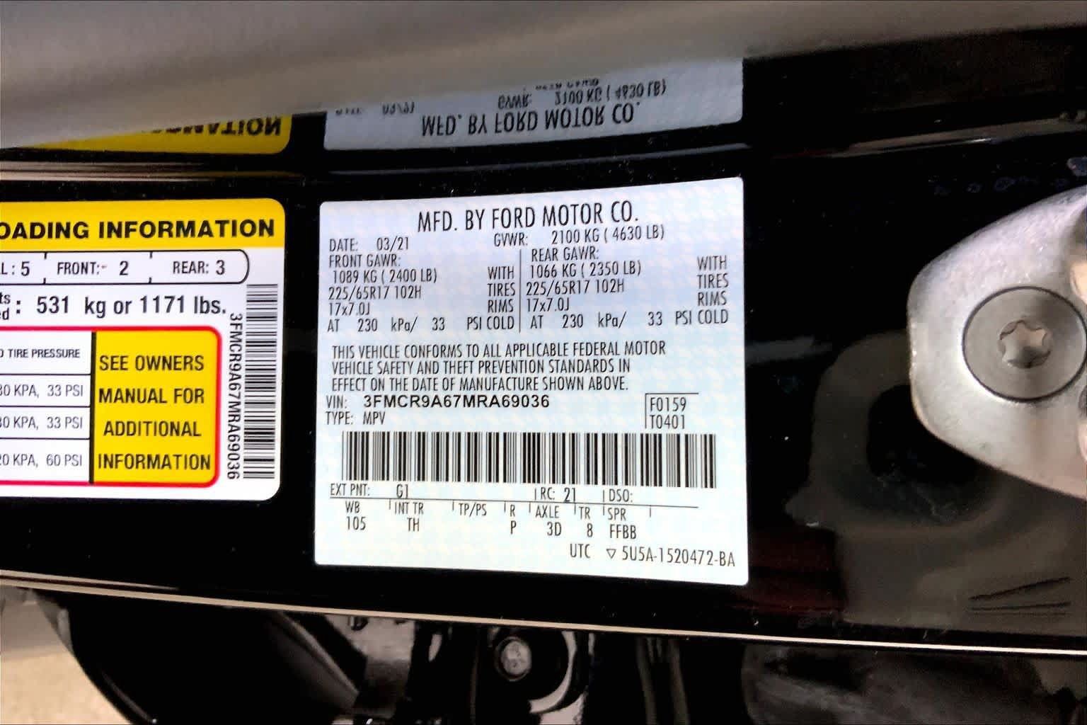Used 2021 Ford Bronco Sport AWD/4WD image 31