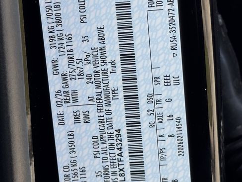 New 2026 Ford F150 Tremor w/ Equipment Group 402A High image 23