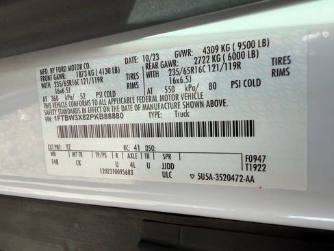 Used 2023 Ford Transit 350 148 High Roof Extended RWD image 48
