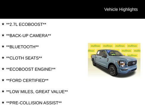 Certified 2023 Ford F150 XL w/ STX Appearance Package RWD image 12