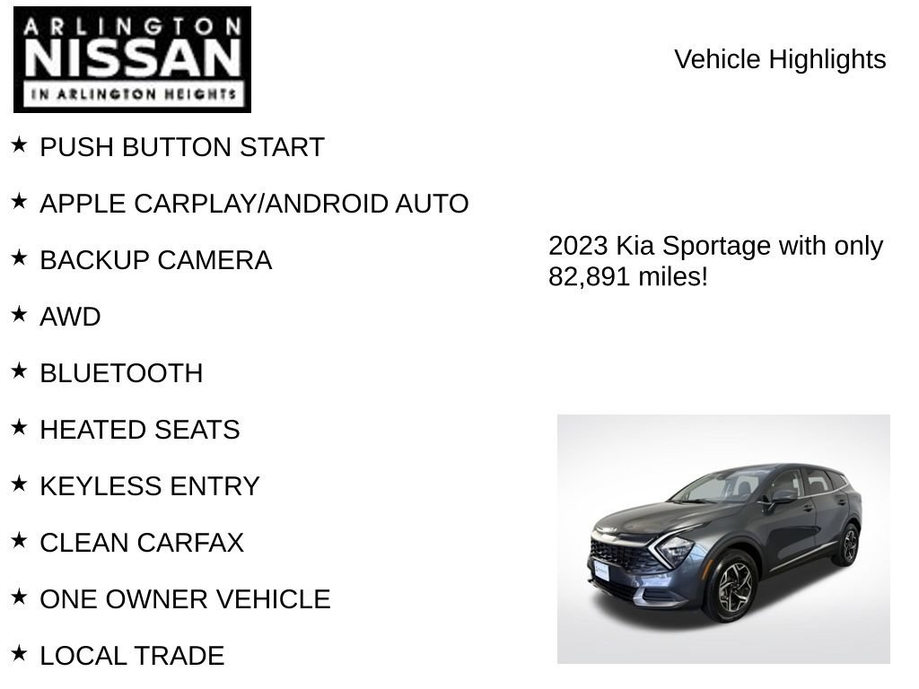 Used 2023 Kia Sportage LX AWD/4WD image 7