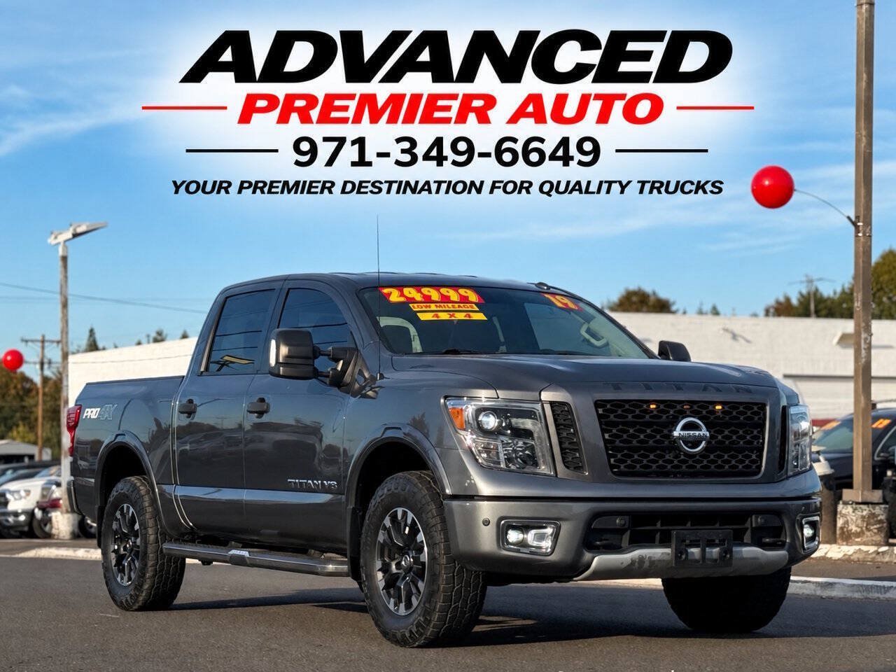 Used 2019 Nissan Titan PRO-4X w/ Pro-4x Convenience Package AWD/4WD image 1