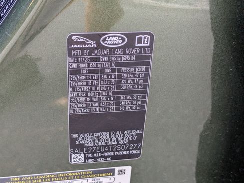 New 2026 Land Rover Defender 110 X-Dynamic SE AWD/4WD image 36