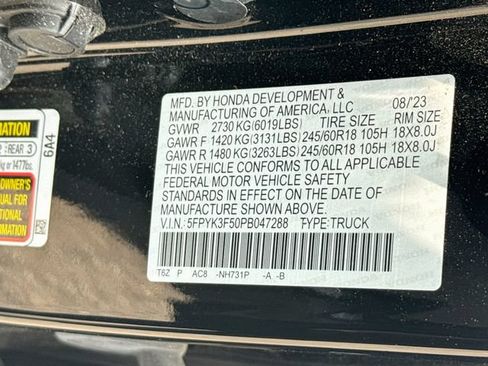 Used 2023 Honda Ridgeline RTL image 30