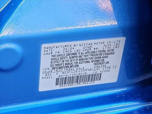 Used 2024 Nissan Versa SV FWD image 23