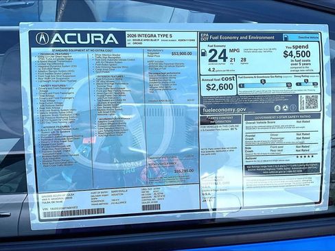 New 2026 Acura Integra Type S FWD image 37