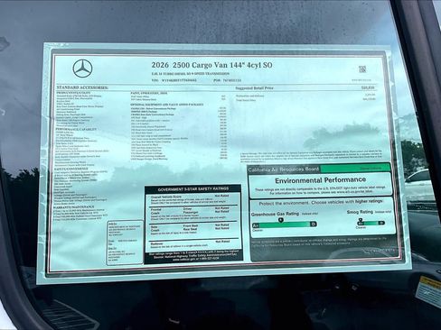 New 2026 Mercedes-Benz Sprinter 2500 image 18