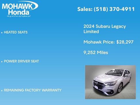 Used 2024 Subaru Legacy Limited image 14