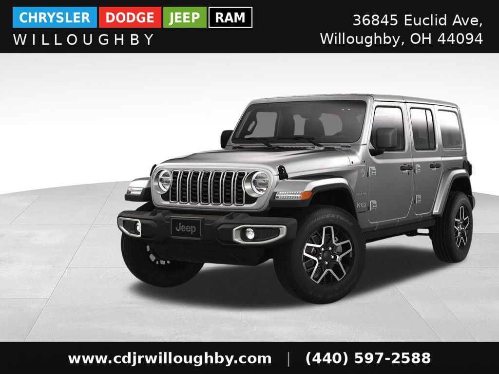 New 2024 Jeep Wrangler Unlimited Sahara w/ Technology Group AWD/4WD 360° Tour