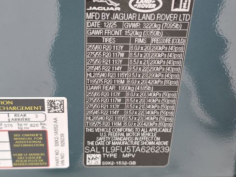 New 2026 Land Rover Range Rover Sport Dynamic SE image 36