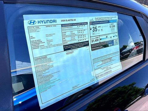New 2026 Hyundai Elantra SE FWD image 15