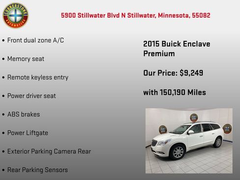 Used 2015 Buick Enclave Premium w/ Trailering Package AWD/4WD image 20