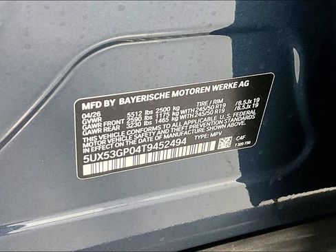 New 2026 BMW X3 xDrive30 w/ Premium Package AWD/4WD image 24