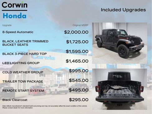 Used 2021 Jeep Gladiator Mojave w/ LED Lighting Group AWD/4WD image 4