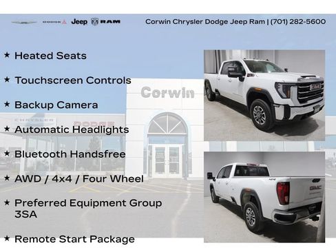 Used 2025 GMC Sierra 3500 SLE w/ Preferred Package AWD/4WD image 8