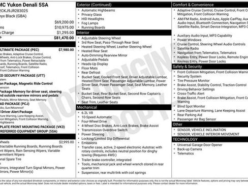 Used 2018 GMC Yukon Denali w/ Denali Ultimate Package image 33