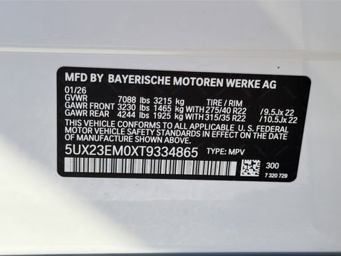 New 2026 BMW X7 xDrive40i w/ M Sport Package image 43