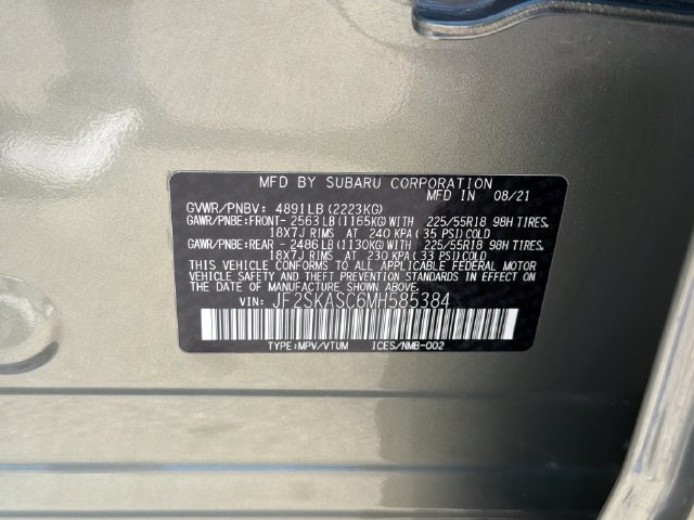 Used 2021 Subaru Forester Limited AWD/4WD image 30
