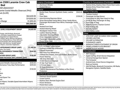 Used 2022 RAM 2500 Laramie AWD/4WD image 1
