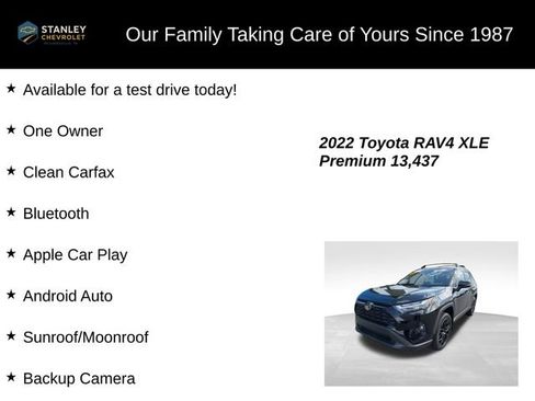 Used 2022 Toyota RAV4 XLE Premium AWD/4WD image 9