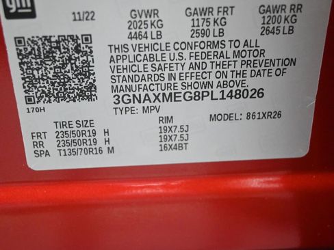 Used 2023 Chevrolet Equinox RS w/ RS Leather Package FWD image 9