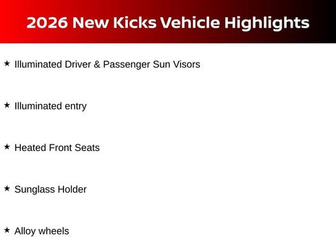 New 2026 Nissan Kicks SV w/ SV Premium Package image 9