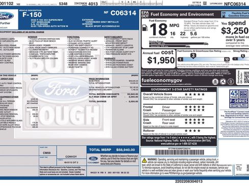 Certified 2022 Ford F150 XLT w/ Equipment Group 302A High image 5