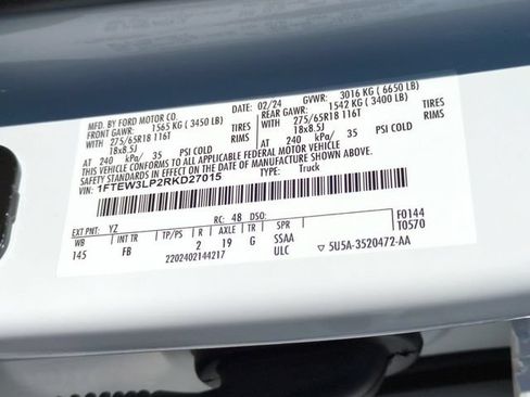 Used 2024 Ford F150 XLT w/ Equipment Group 302A MID AWD/4WD image 36